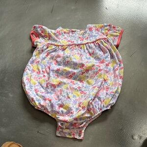 The Beaufort Bonnet Company Floral Bubble - Pink, Yellow, Blue